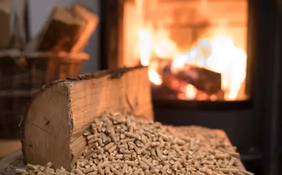 Hout pellets voor de pellet kachel